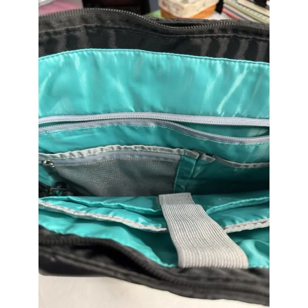 Kroser Laptop Work Tote Travel Bag Black Water Repellent Interior Pockets